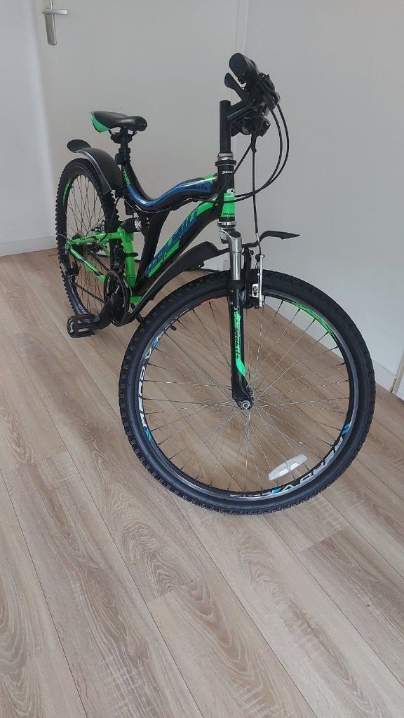 Te koop mooie jongens mountanbike Stokvis, 24 inch of meer, Gebruikt, Staal, Velgrem