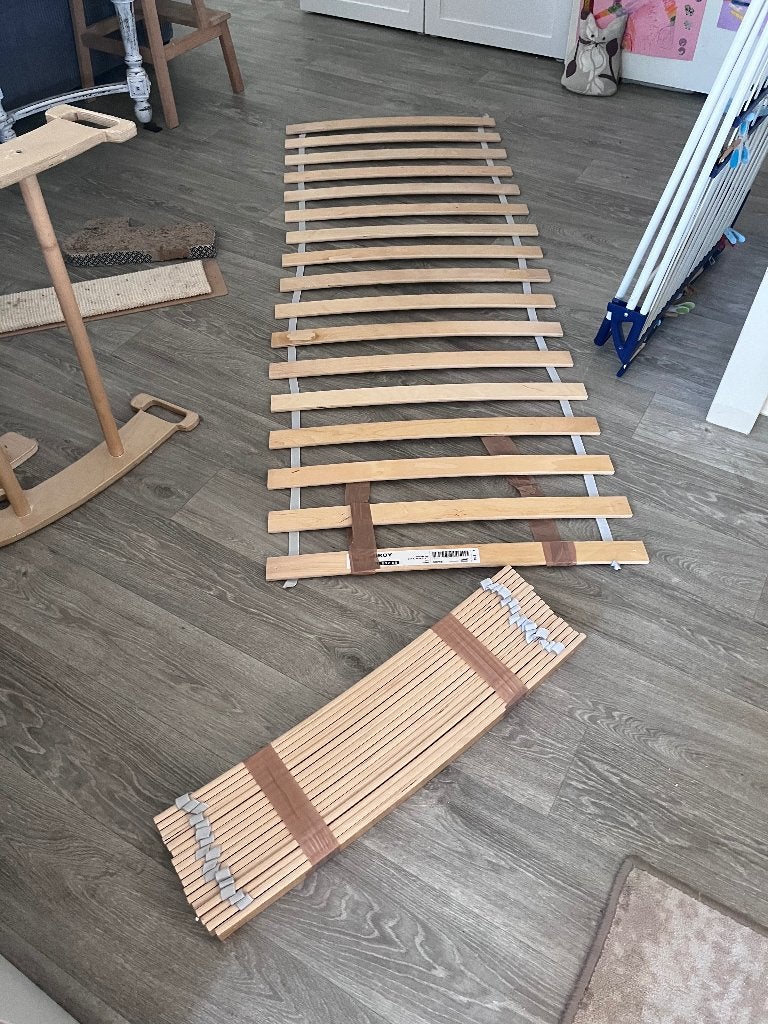 lattenbodems 70-190/200cm? 2 stuks., Ophalen, Gebruikt, 190 cm of minder, Bedbodem