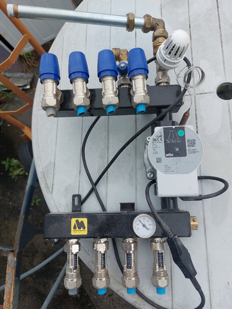 Verdeelblok vloerverwarming, Ophalen, Gebruikt, Minder dan 30 cm, Overige typen