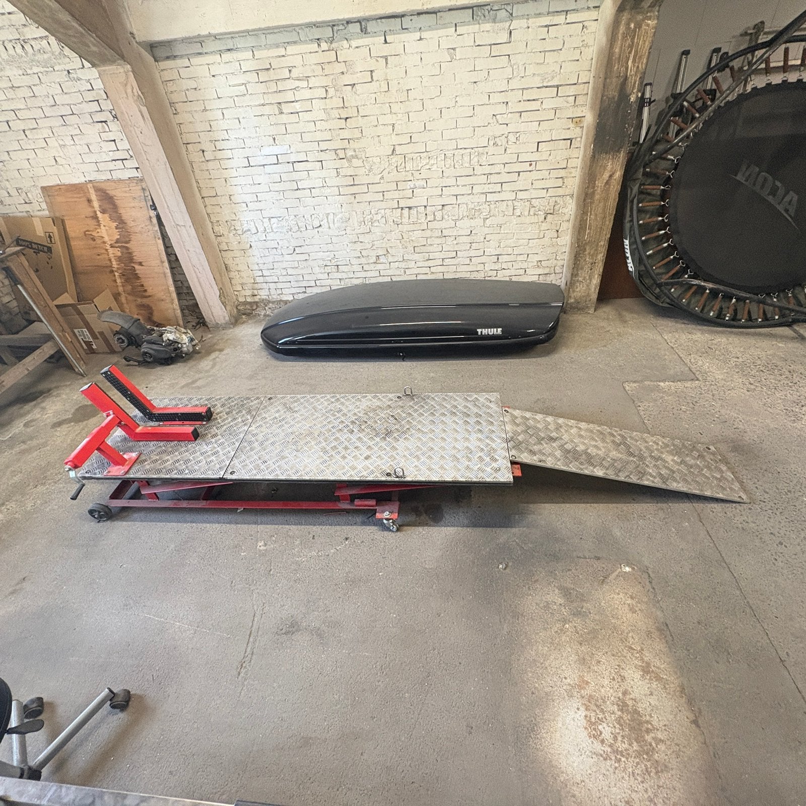 Motorheftafel, Fietsen en Brommers, Ophalen, Gebruikt, Overig gereedschap