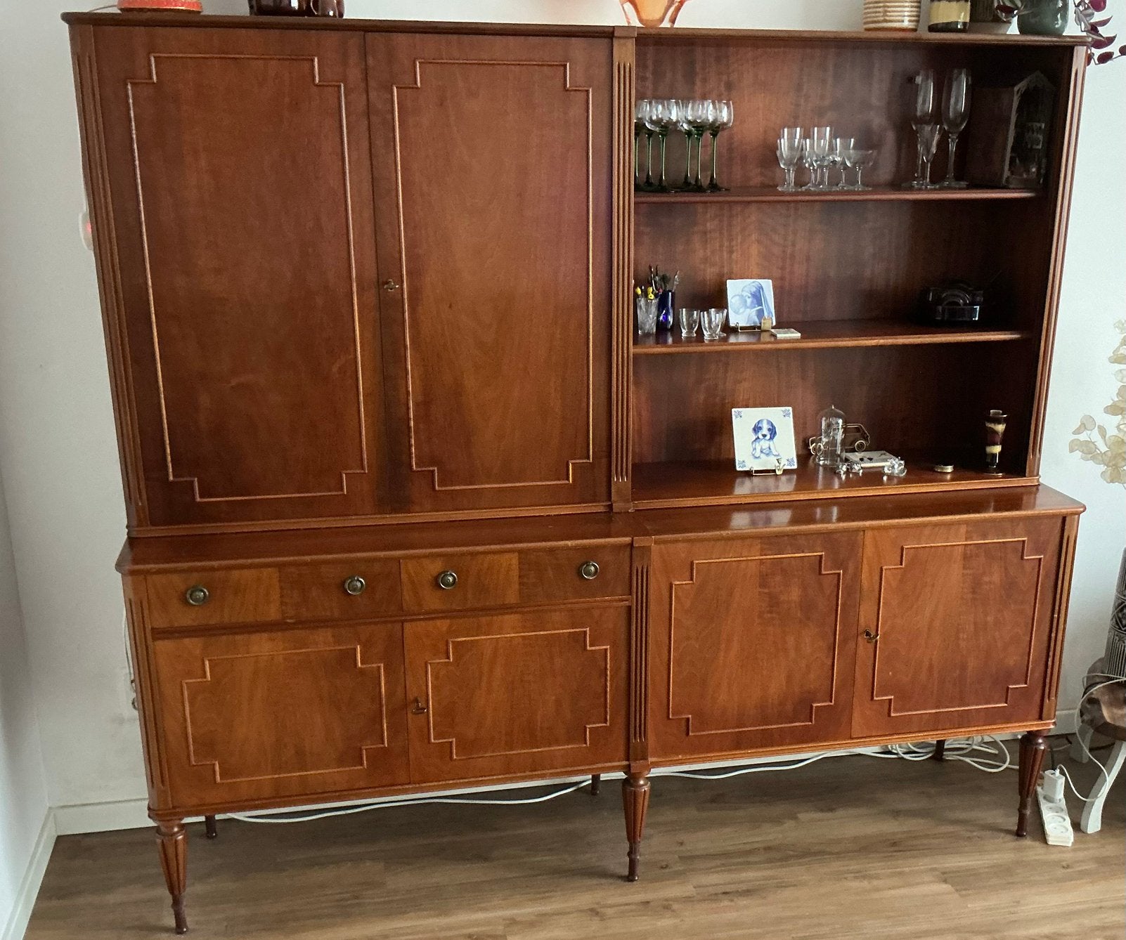 Vintage Teak Dressoir / Boekenkast, Ophalen