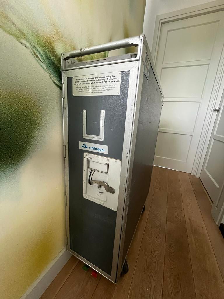 KLM Cityhopper trolley, Huis en Inrichting, Ophalen of Verzenden, Gebruikt