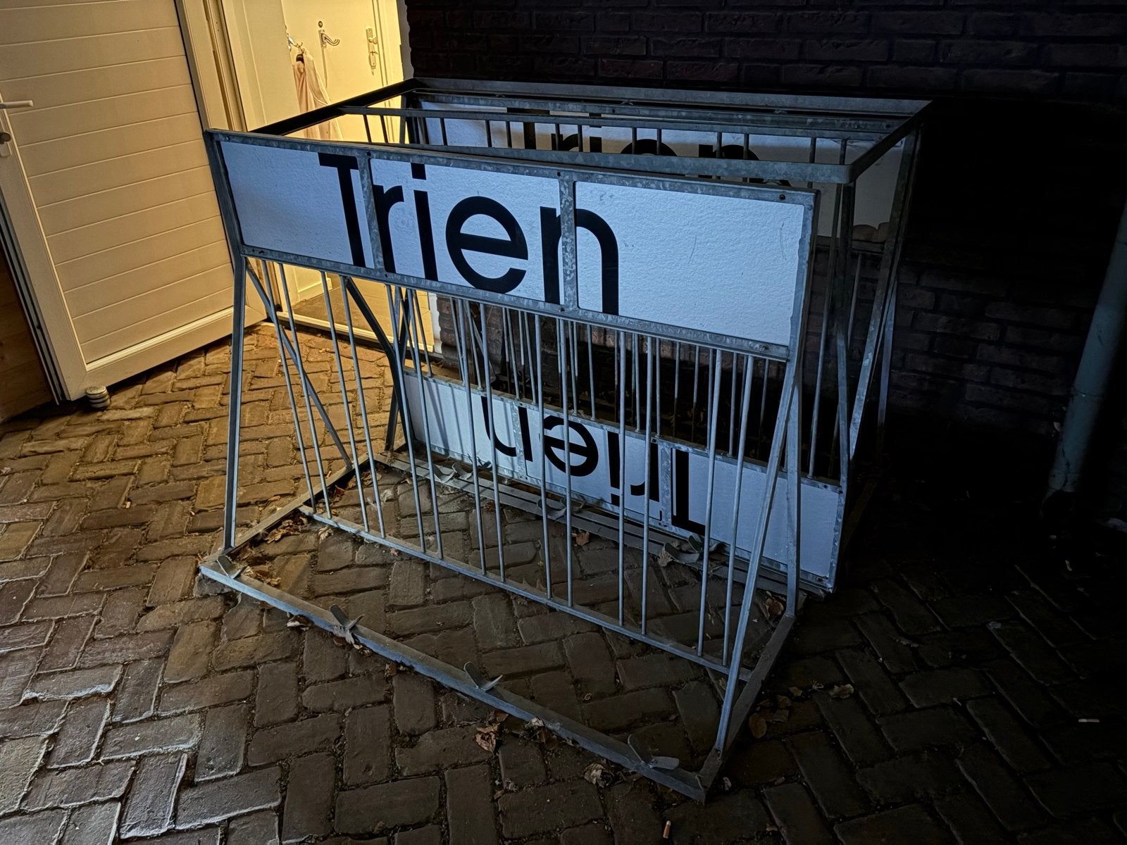 Stevige metalen fietsenstalling, Ophalen of Verzenden, Gebruikt
