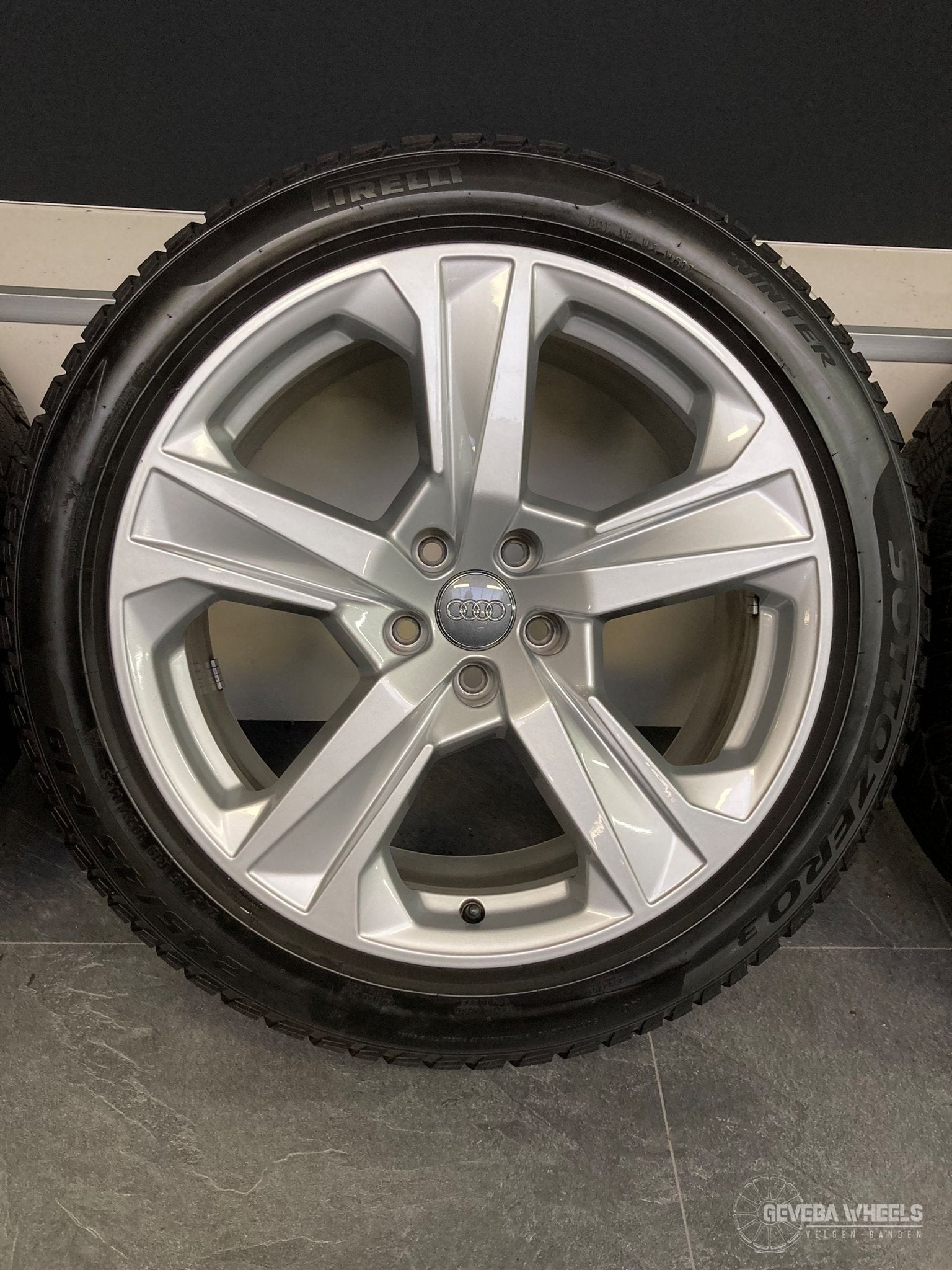 19 inch originele Audi A7 S7 4K velgen + winterbanden 5x112, Auto-onderdelen, Banden en Velgen, 19 inch, -, -, Banden en Velgen