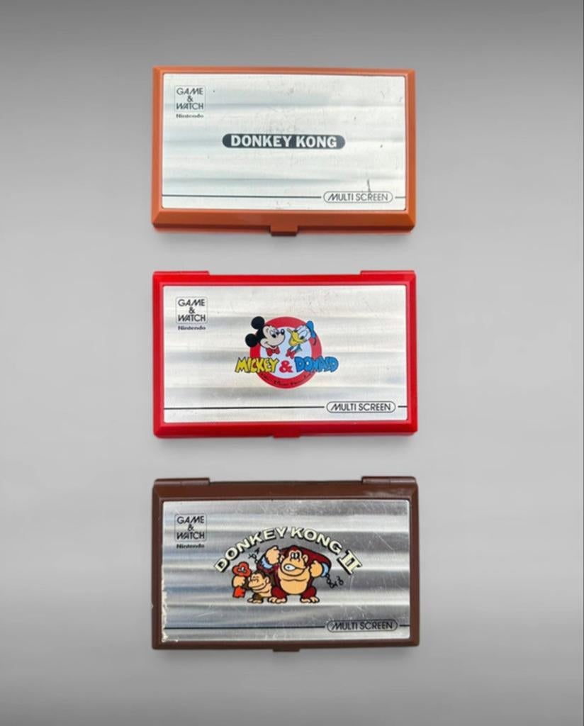 Nintendo Game & Watch Multi Screen: Donkey Kong, Mickey & Do, Ophalen of Verzenden, Nintendo, Gebruikt