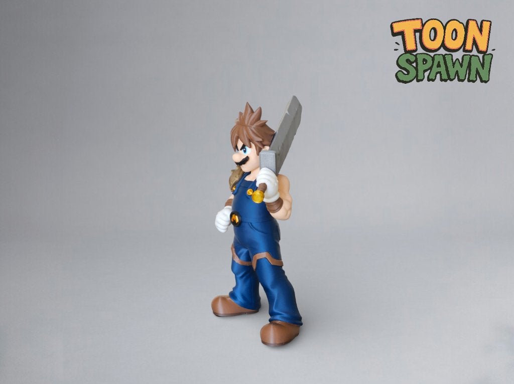 Mario Strife – 24,5 cm – Super Mario X Final Fantasy Figuur, Ophalen of Verzenden, Nieuw, Overige typen