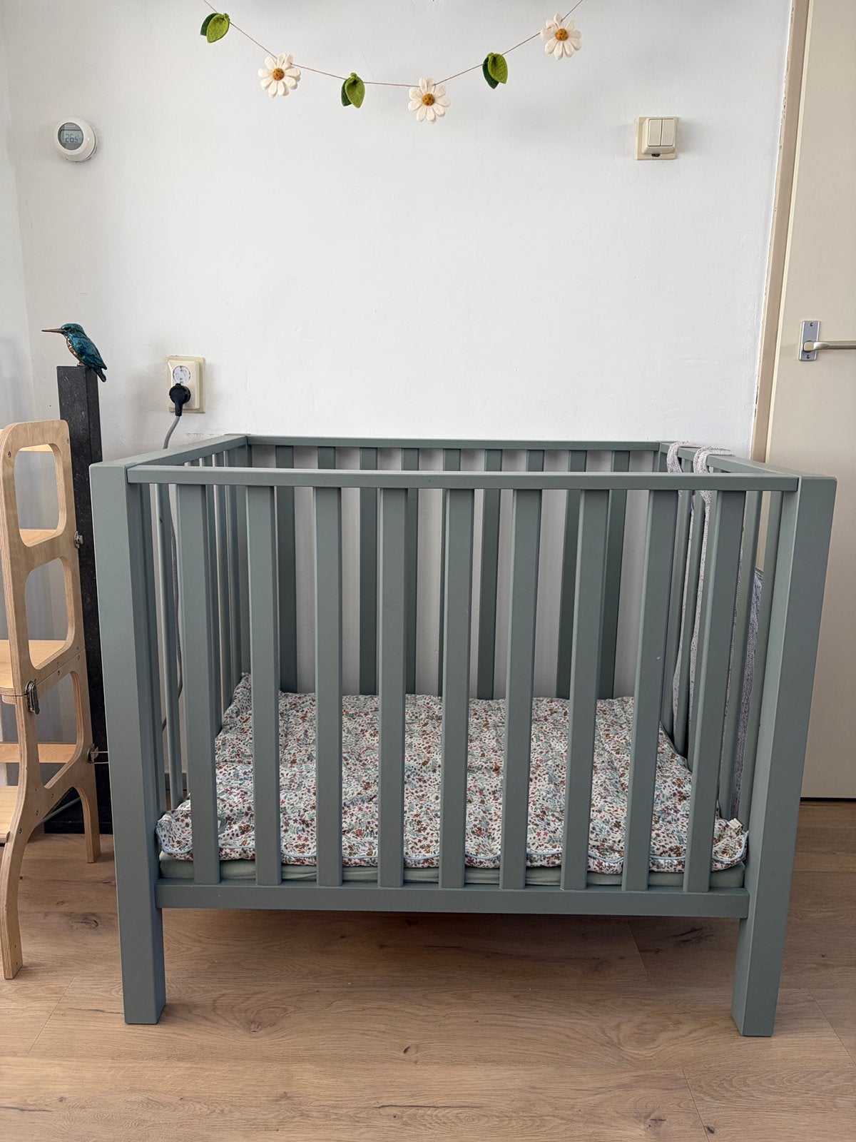 Groene box - Europe baby Casper II - inclusief toebehoren, Ophalen, Zo goed als nieuw, Rond, Boxkleed