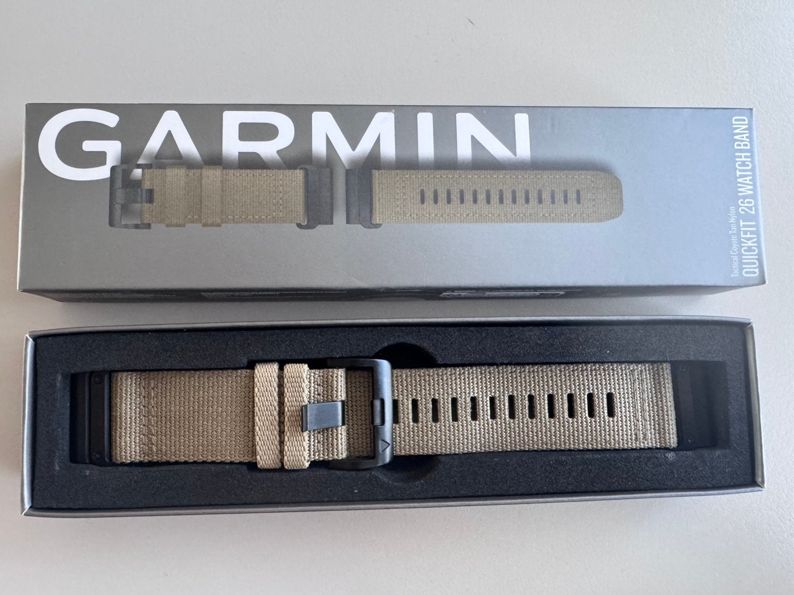 Garmin Quickfit 26 nylon Coyote, Ophalen of Verzenden, Nieuw, Groen