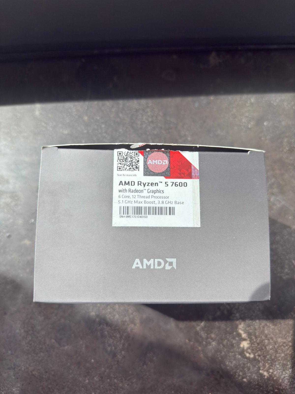 Amd ryzen 5 7600, Computers en Software, Processors, Ophalen, Zo goed als nieuw, 6-core, 3 tot 4 Ghz
