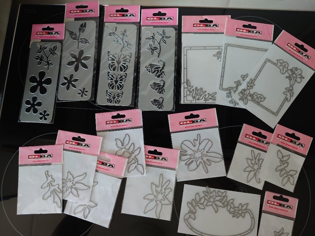 17 Olba embossing metalen sjablonen snijmallen Nieuw, Verzenden, Nieuw, Overige thema's, Pons of Mal