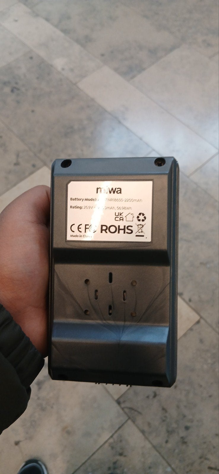 Niwa Batterij Model 7INR18650-2200mAh, Ophalen, Gebruikt, Oplaadbaar