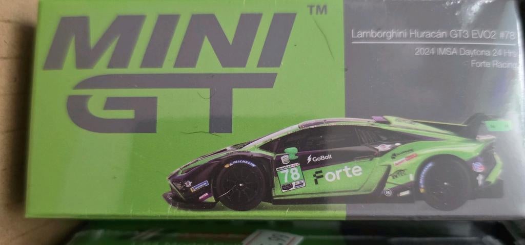 Mini GT Lamborghini Huracán GT3 EVO2 #78, Ophalen of Verzenden, Mini gt, Onbekend, Onbekend