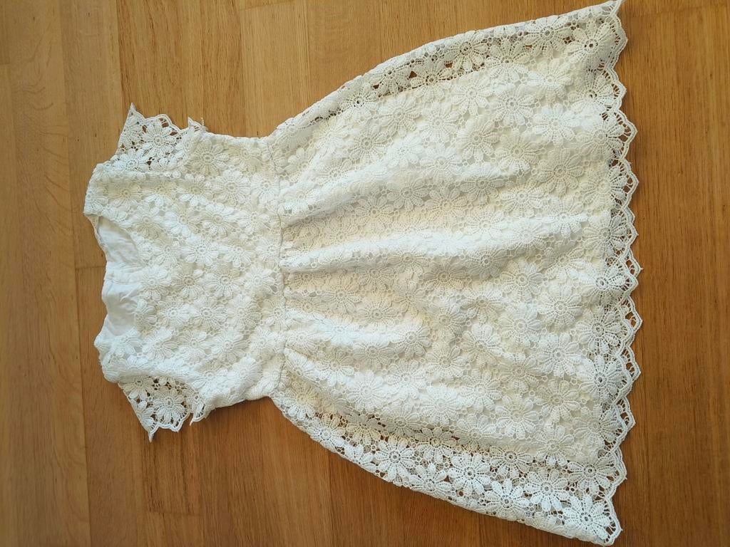 Off white jurkje. Maat 140. Communie - bruidsjurkje, Ophalen, Zo goed als nieuw, Meisje, Jurk of Rok