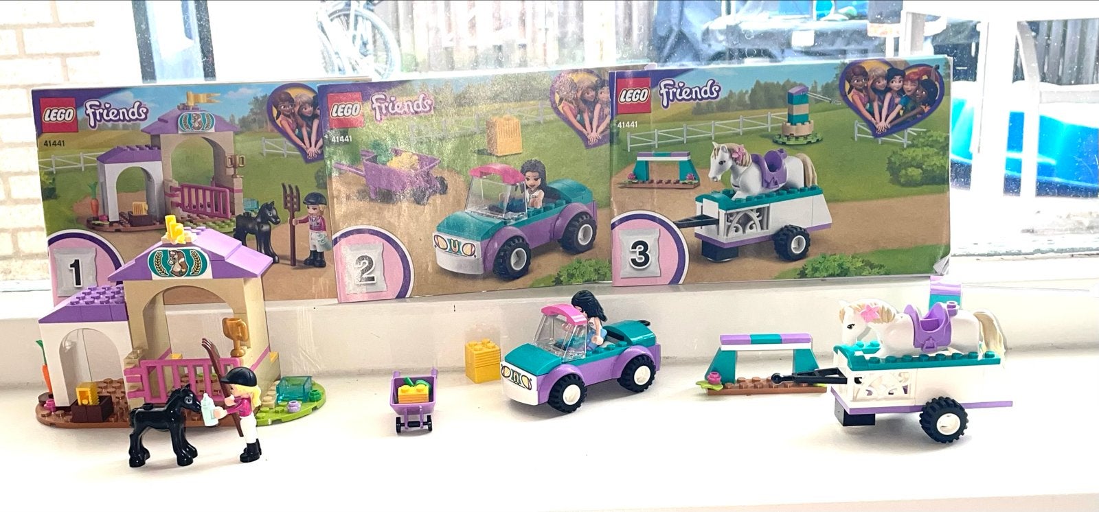 LEGO Friends 41441 Paardentraining en trailer, Lego, Friends, Ophalen of Verzenden, Zo goed als nieuw