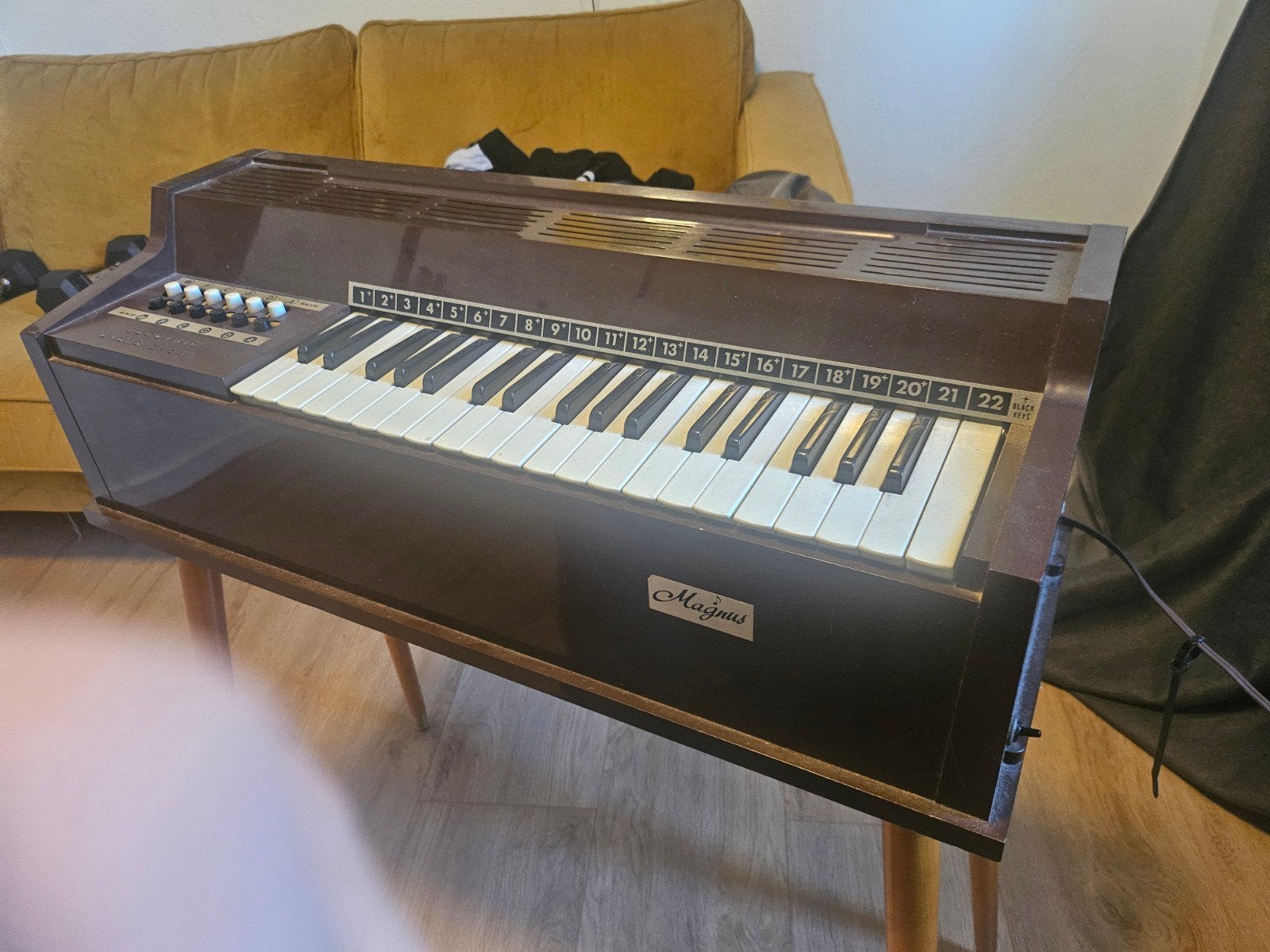 Vintage Magnus orgel met 1 klavier, Ophalen of Verzenden