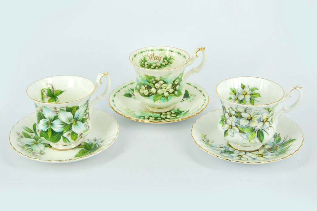 3 KOP EN SCHOTELS  , ROYAL ALBERT, Ophalen of Verzenden