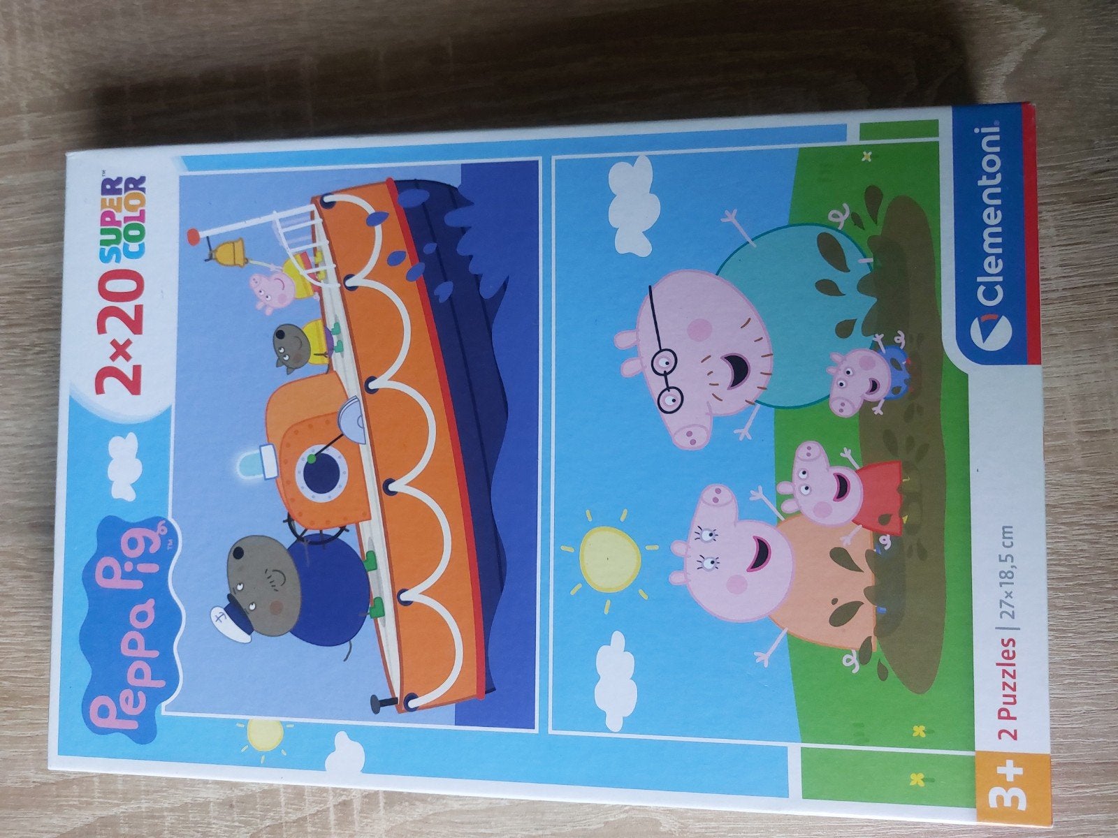 2 complete peppa pig puzzels clementoni, Ophalen of Verzenden, 10 tot 50 stukjes, Zo goed als nieuw, 2 tot 4 jaar
