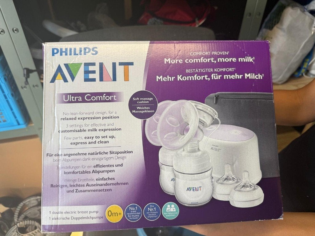 Philips Avent Ultra Comfort dubbele elektrische borstkolf, Ophalen, Gebruikt