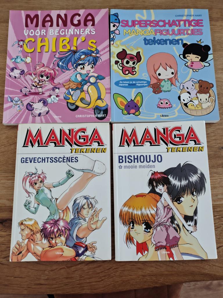 Boeken over Manga tekenen 4x! 10 euro samen, Ophalen of Verzenden
