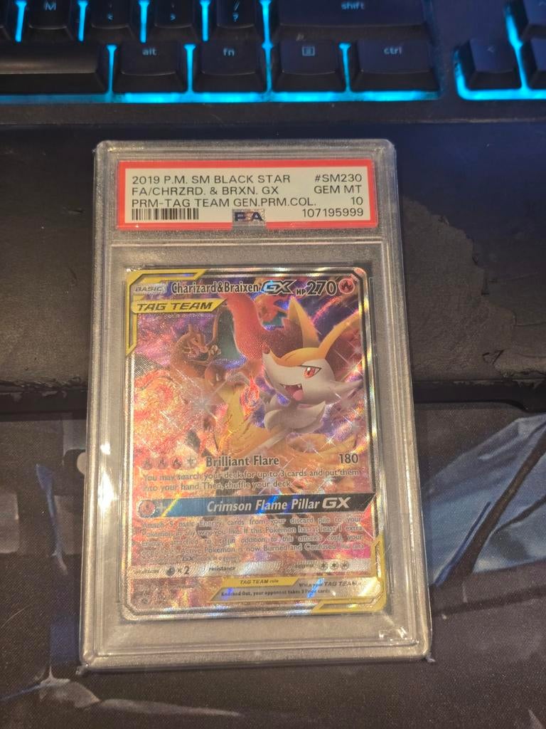 Charizard  & braixen psa 10, Ophalen of Verzenden