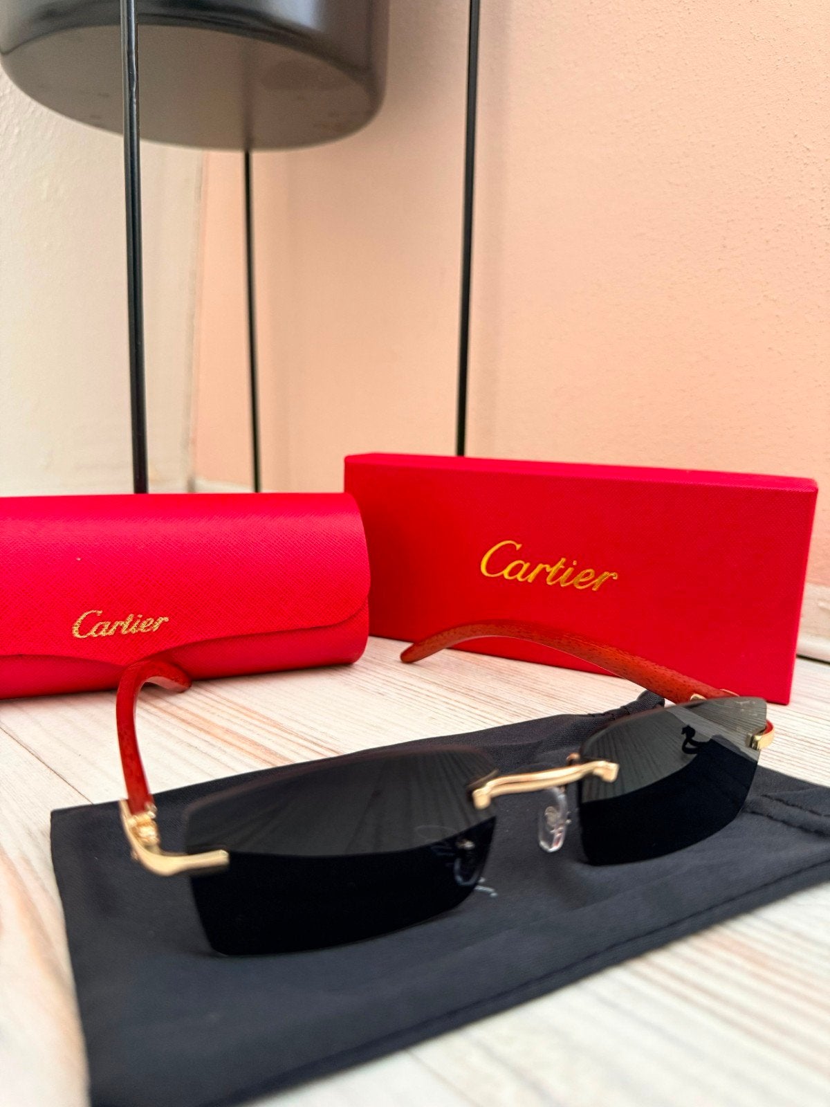 Cartier Zonnebril - Nieuw met doos en etui, Ophalen of Verzenden, Nieuw, Overige merken
