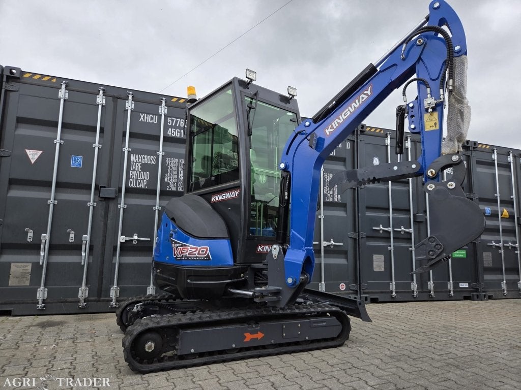 VIP20 KUBOTA 2-Tons Minigraver Betaal Bij Levering KINGWAY, Verzenden, Heel Nederland, KINGWAY, Graafmachine
