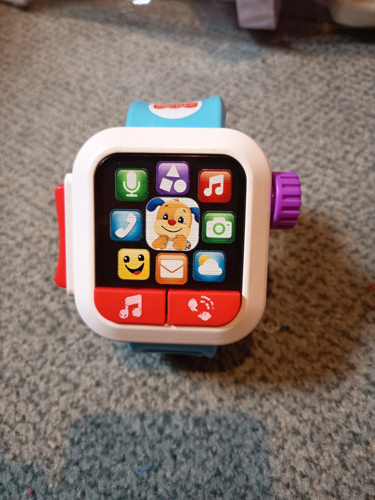Fisher Price Leerplezier Smart horloge NL, Ophalen, Gebruikt, Speelset, Met licht