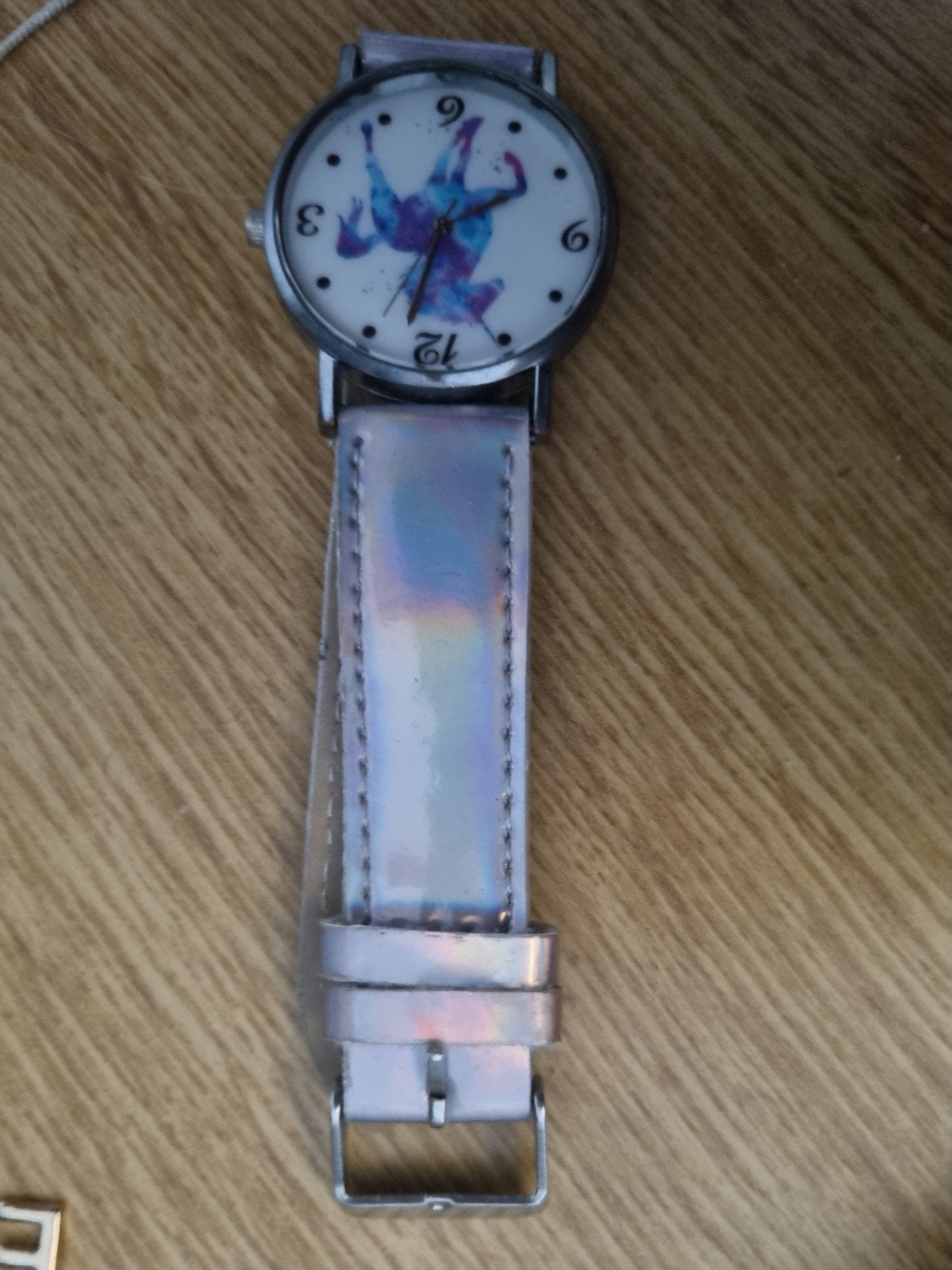 Eenhoorn horloge voor kinderen - Holografisch bandje, Ophalen of Verzenden, Gebruikt, Meerkleurig, Meisje