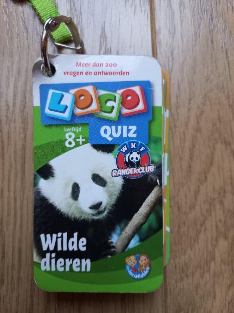 Loco Quiz waaier Wilde Dieren 8+, Ophalen of Verzenden, Zo goed als nieuw, Ontdekken
