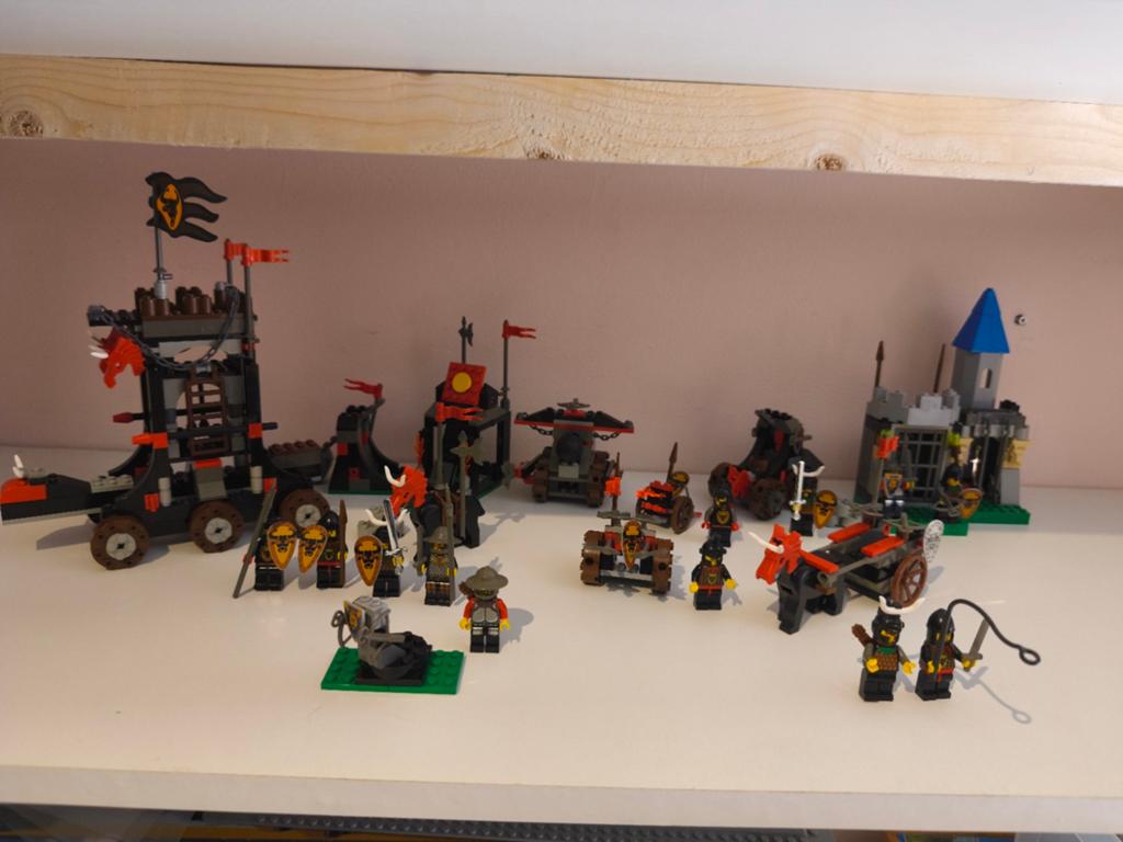 Lego partij Knights kingdom 1, Gebruikt, Lego, Ophalen of Verzenden, Compleet