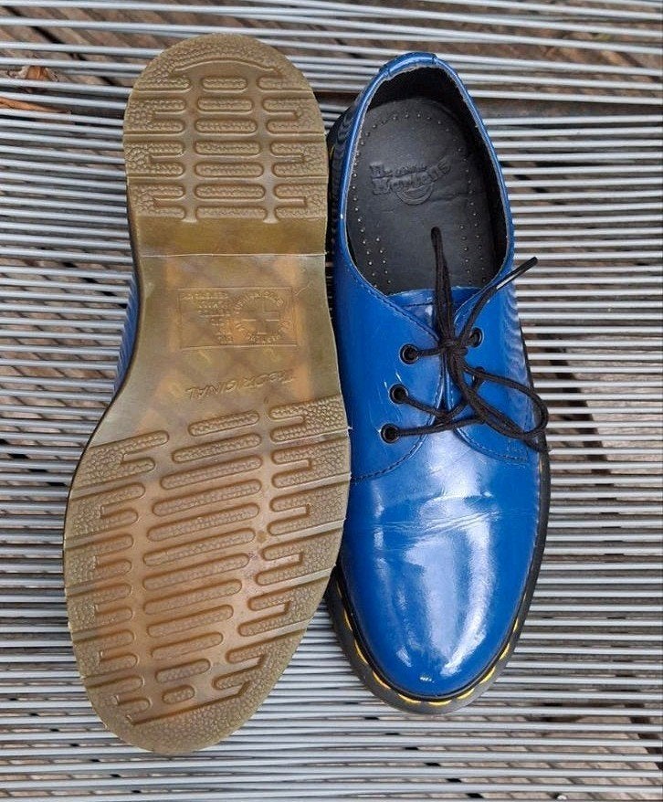 Dr Martens Dog's maat 38 blauw, Kleding | Dames, Schoenen met lage hakken, Blauw, Dr Martens Doc's, Ophalen of Verzenden
