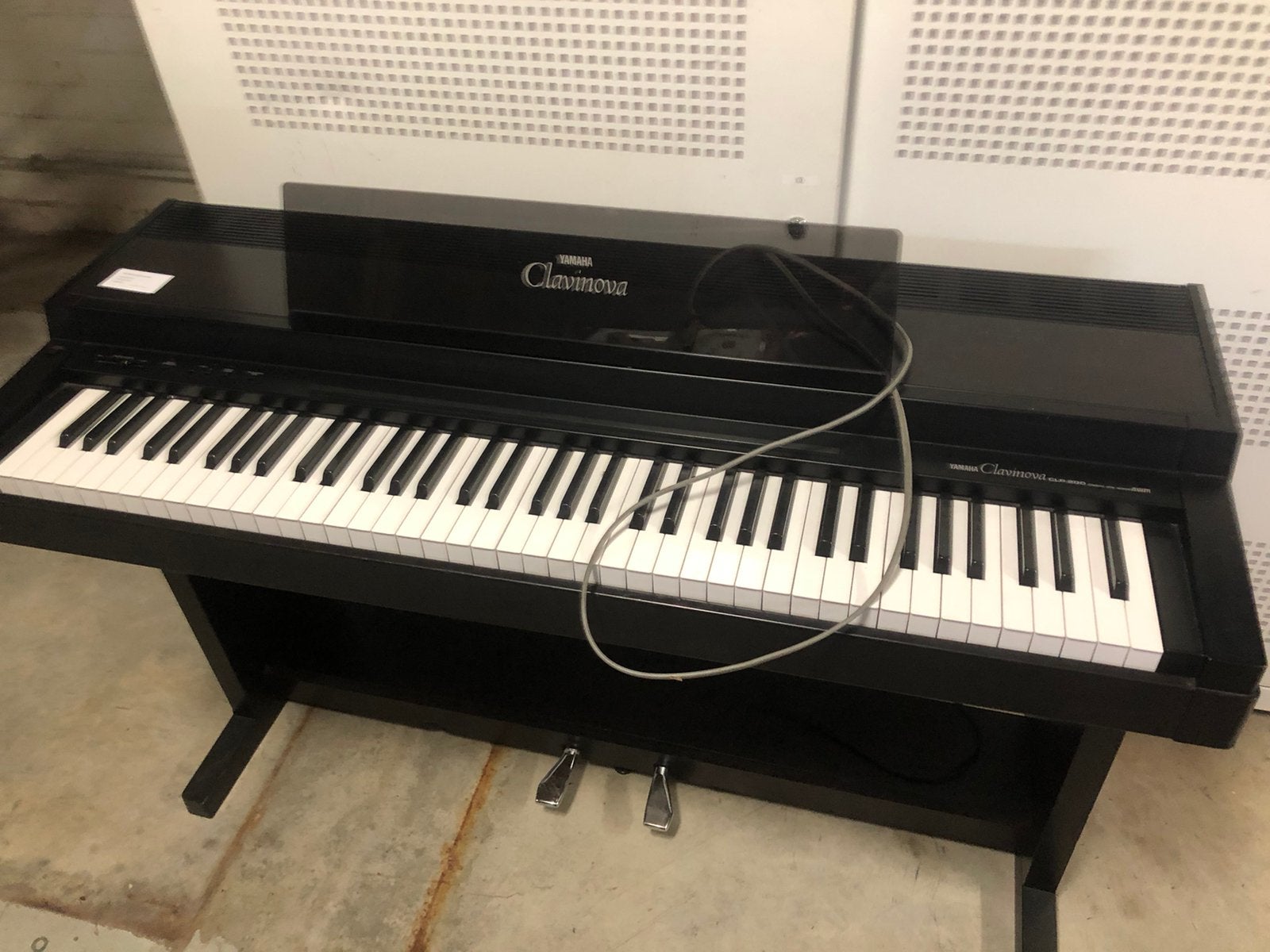 Digitale piano Yahama Clavinova, Ophalen, Zo goed als nieuw, Zwart