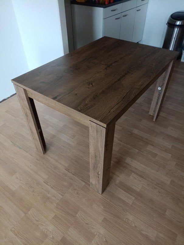 Eettafel 120x80x75cm, Ophalen, Overige materialen, 100 tot 150 cm, 50 tot 100 cm