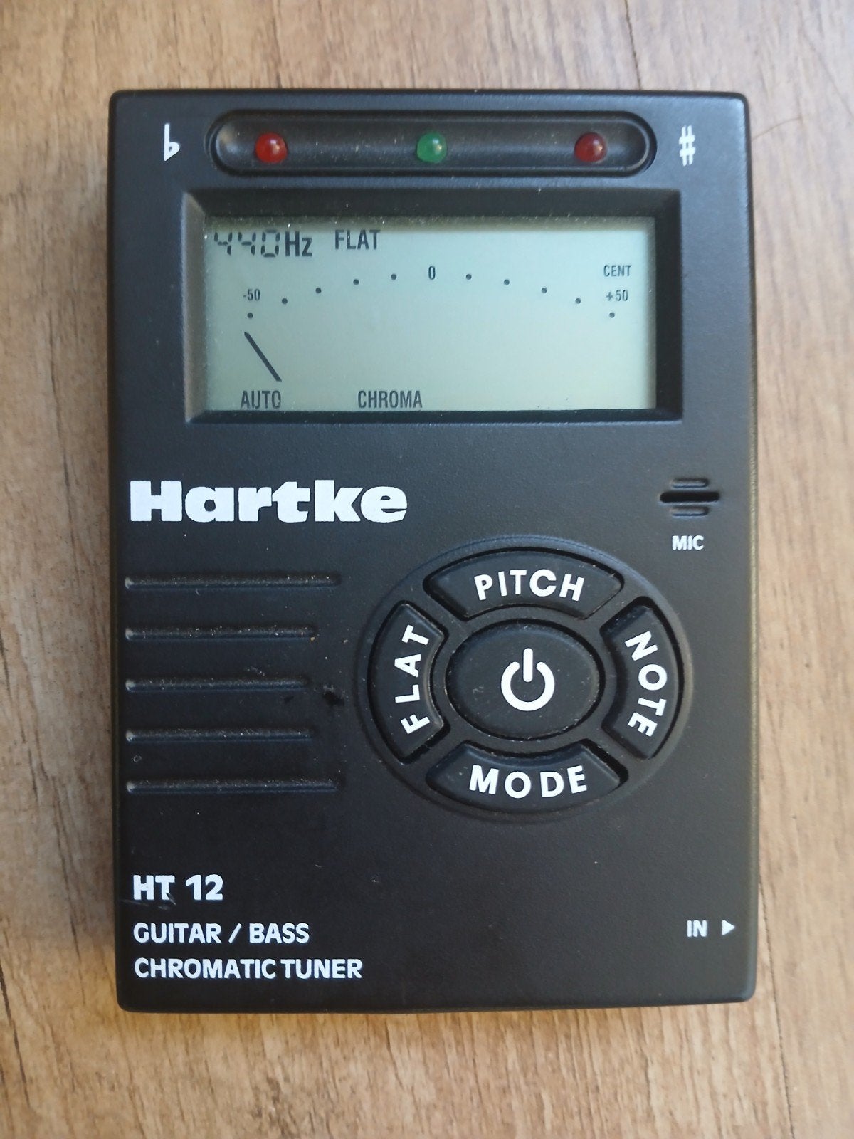 Hartke HT 12 Gitaar/Bas Chromatische Tuner, Verzenden, Zo goed als nieuw, Akoestische gitaar