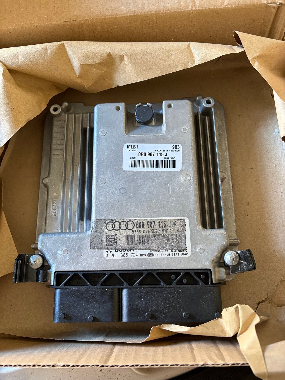 ECU Audi Q5 2.0 TFSI 2011 8R0907115J CDNC Motorcomputer, Ophalen of Verzenden, Gebruikt, Audi