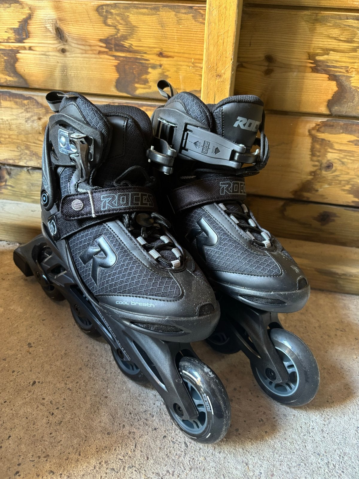 Roces ICON Inline Skates - Zwart, Maat 39, Sport en Fitness, Skeelers, Roces, Kinderen, Ophalen of Verzenden, Zo goed als nieuw