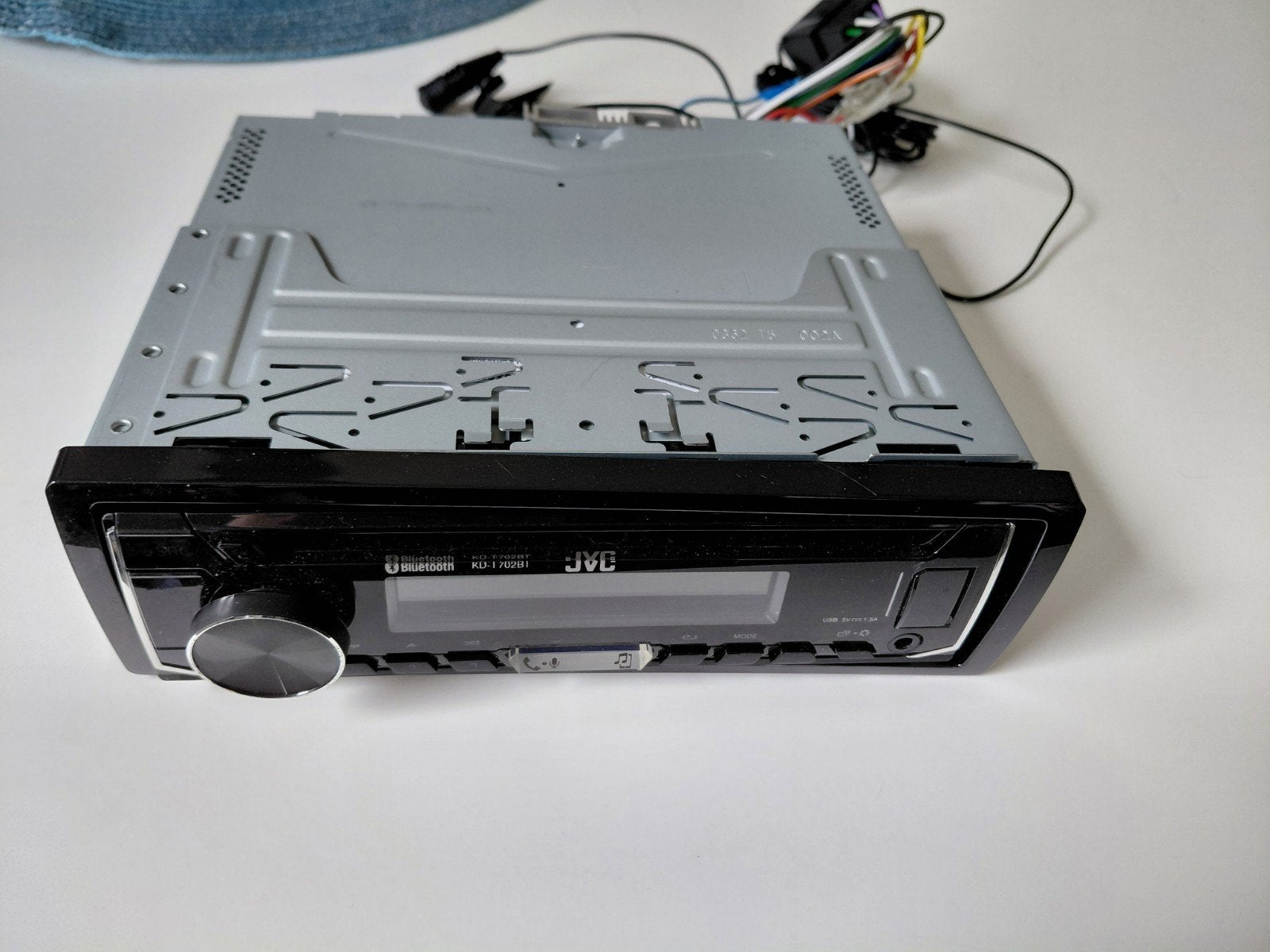 JVC Autoradio met Bluetooth en Microfoon, Ophalen of Verzenden, Zo goed als nieuw