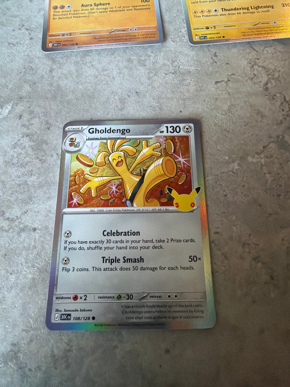 Gholdengo Pokémon kaart 108/128, Ophalen of Verzenden, Zo goed als nieuw