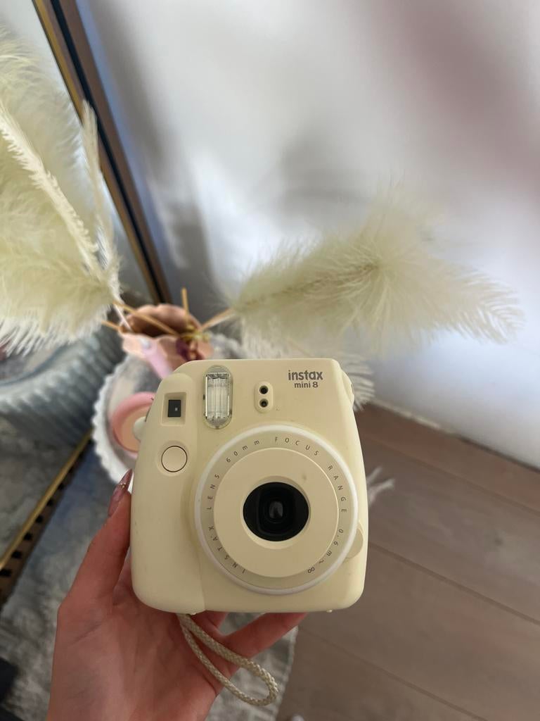 Fujifilm Instax Mini 8 Instant Camera - Crème, Audio, Tv en Foto, Fotocamera's Analoog, Ophalen of Verzenden, Gebruikt, Polaroid