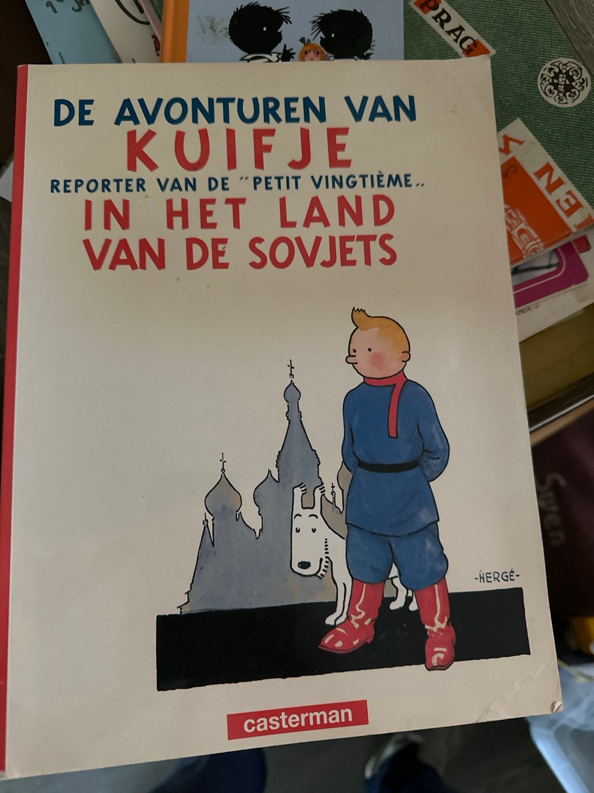Kuifje in het Land van de Sovjets - Casterman 1999, Eén stripboek, Ophalen of Verzenden, Gelezen