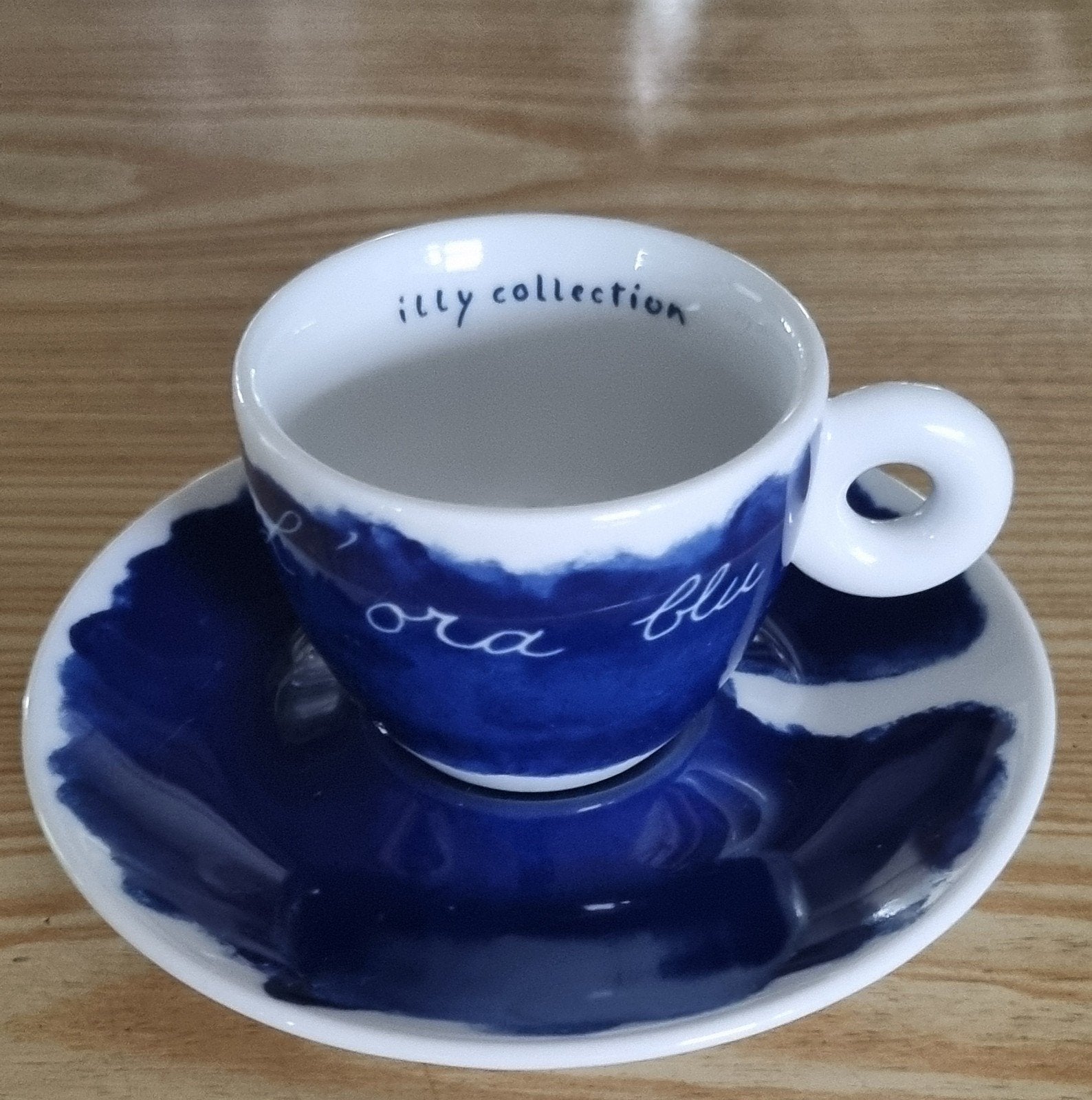 Jan Fabre L'Oréal blu Illy collection 2006, 6x, Ophalen of Verzenden, Zo goed als nieuw, Porselein