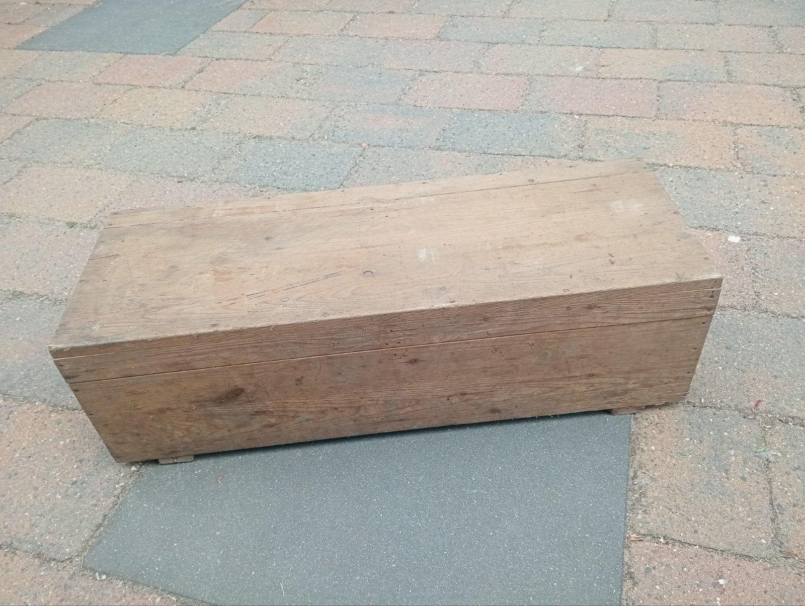 Oude houten gereedschap kist, Minder dan 50 cm, Gebruikt, 50 tot 100 cm, Ophalen of Verzenden