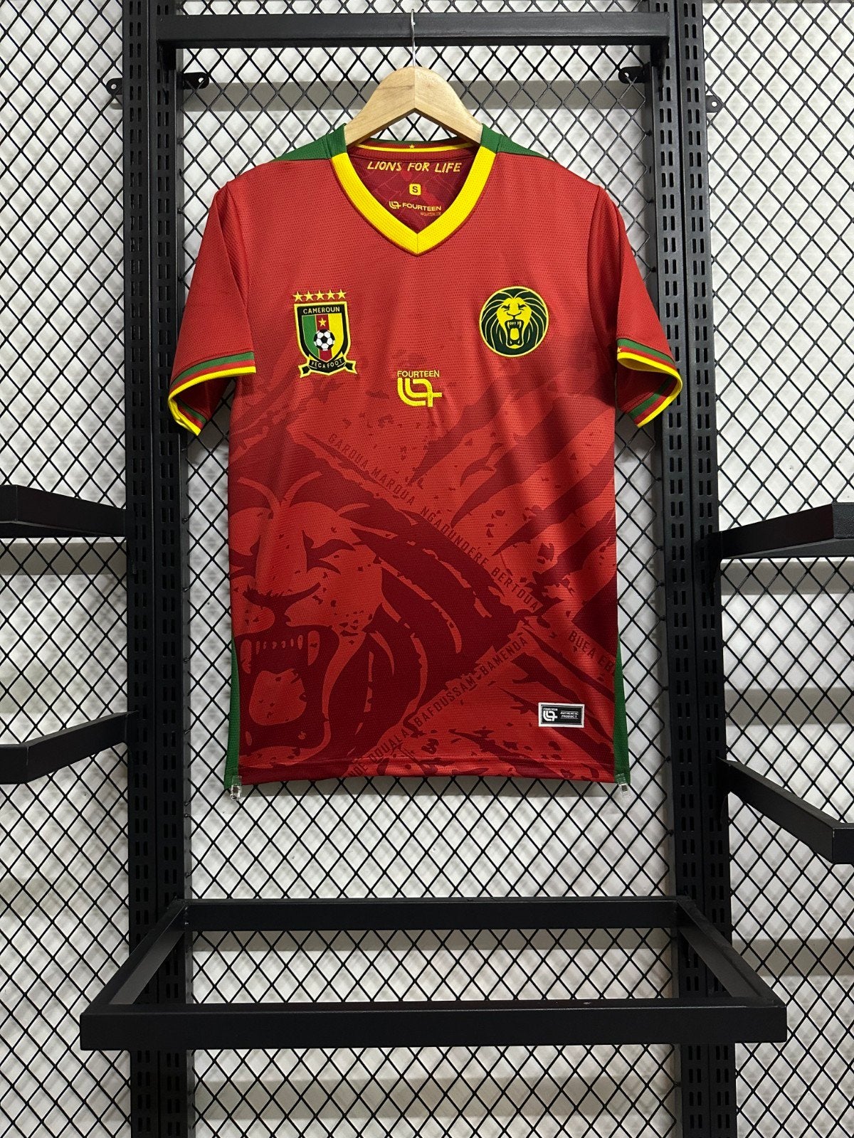 Kameroen 25/26 3rd Shirt Rood - Nieuw! Fan Versie, Verzenden, Nieuw, Shirt
