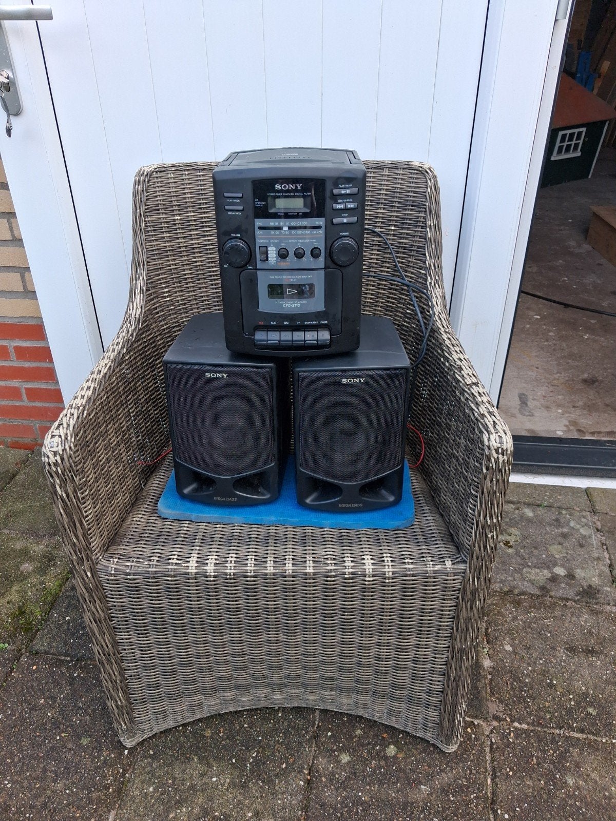 stereo set, Ophalen, Gebruikt, Cd-speler, Sony