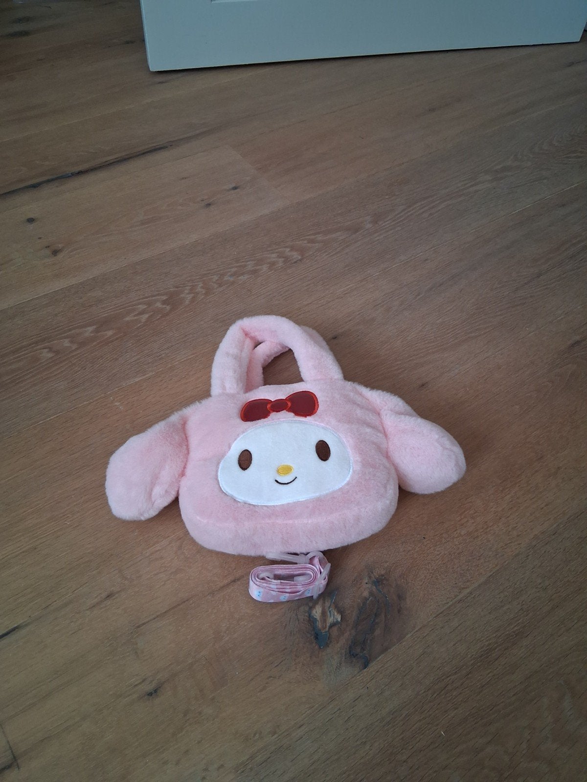 Schattig Roze My Melody Pluche Tasje met Schouderband, Ophalen, Zo goed als nieuw, Roze, Schoudertasje