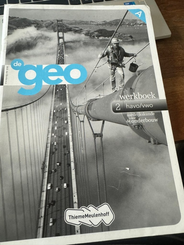W.B. ten Brinke - havo/vwo de geo werkboek b aardrijkskunde, Ophalen of Verzenden, Zo goed als nieuw, HAVO, Aardrijkskunde