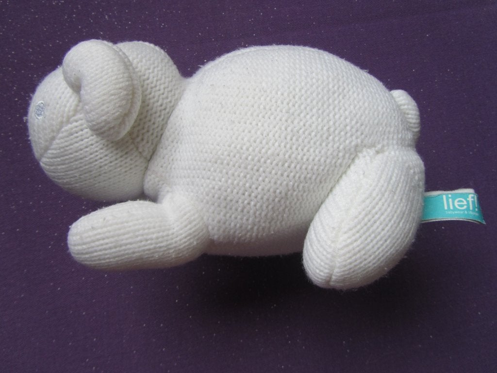 LIEF ! LIFESTYLE Knuffel SCHAAP. WIT **Als Nieuw**, Overige typen, Ophalen of Verzenden, Wit, Met label