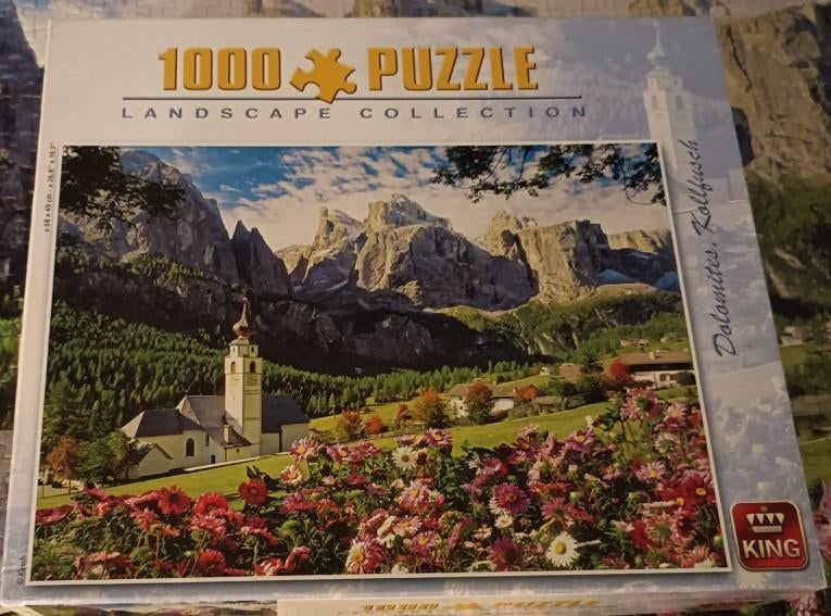 Bergkerkje, Ophalen, 500 t/m 1500 stukjes, Zo goed als nieuw, Legpuzzel