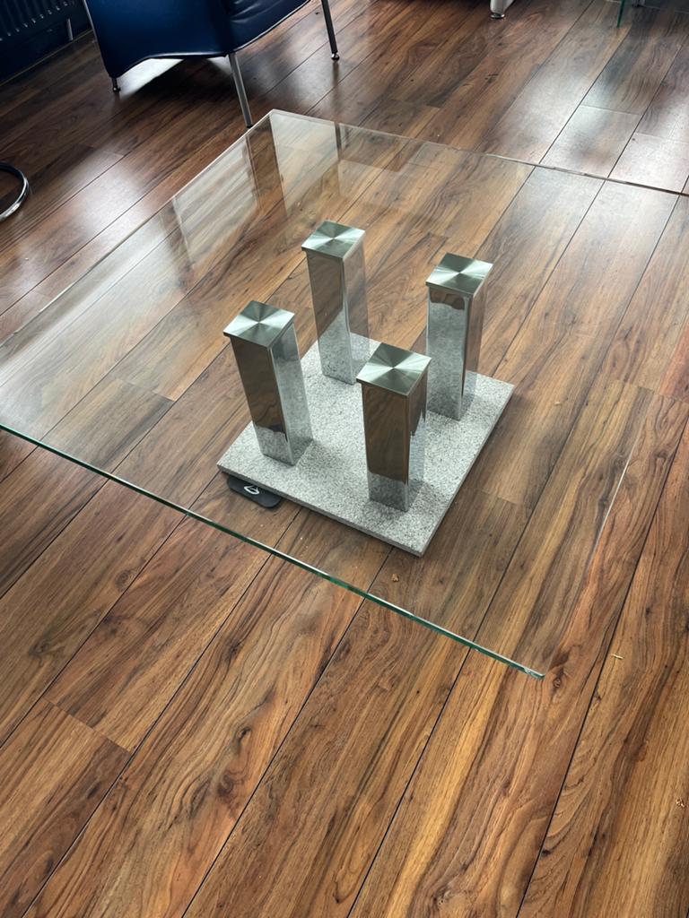 Salon tafel, Ophalen, Gebruikt, 50 tot 100 cm, Vierkant