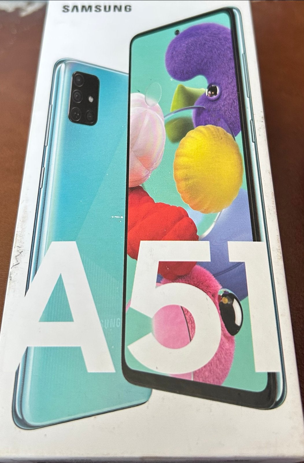 Samsung Galaxy A51, 128GB Prism Crush Blue + hoesje &oortjes, Overige modellen, Ophalen of Verzenden, Zo goed als nieuw, Zonder simlock